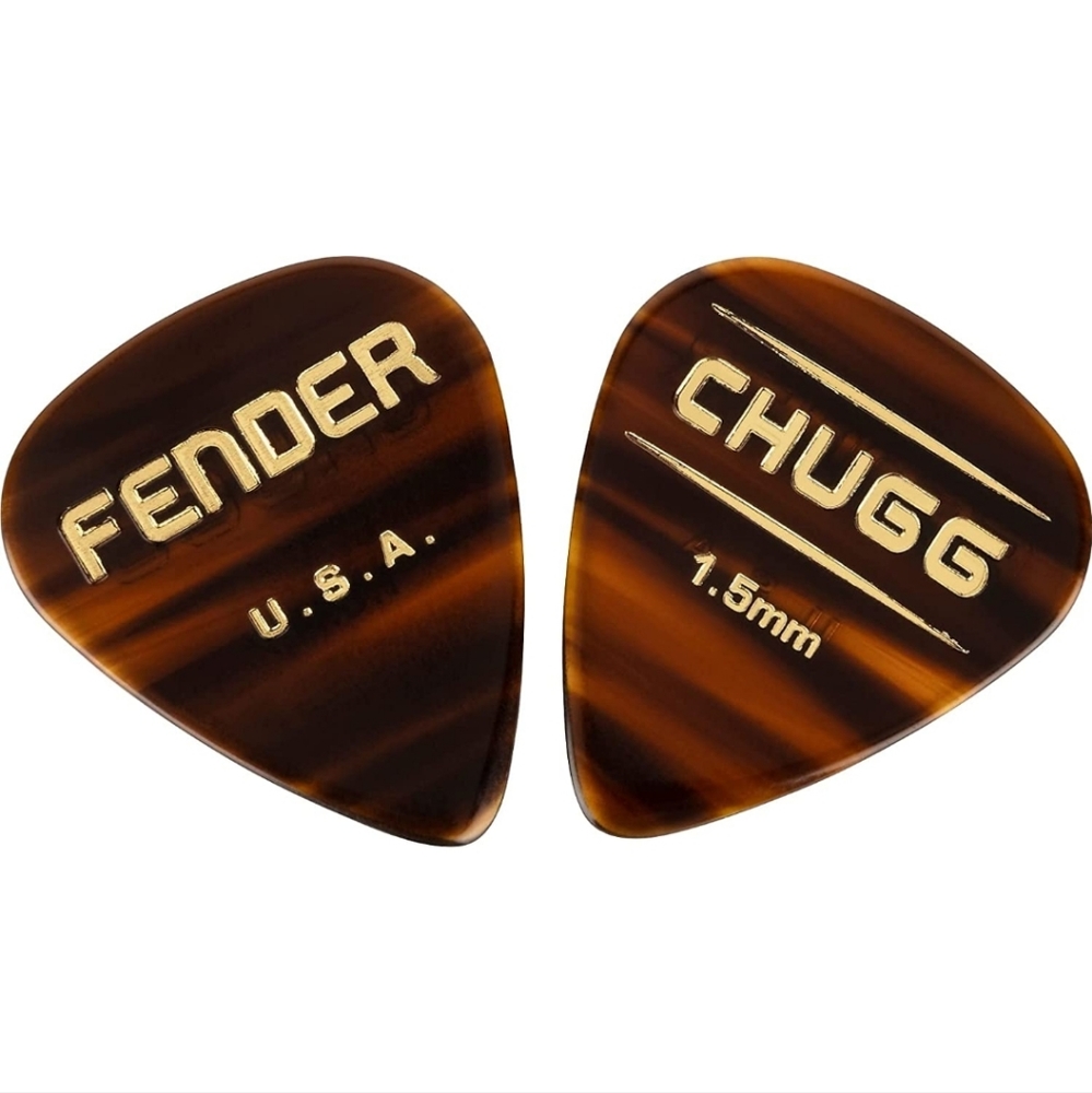 Fender Chugg Picks Beveled 351 Shape 1.5 mm (6 units) New Guitar Picks